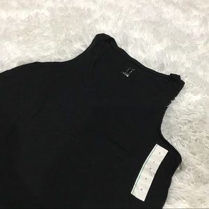 NWT A New Day Solid Black Tank Top